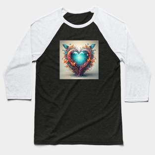 heart shape Baseball T-Shirt